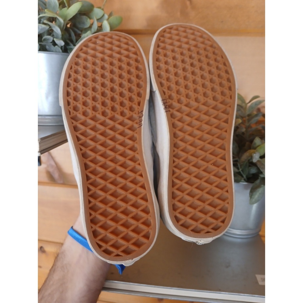 Vans Women's Blue and White Trainers Unisex Women's 7 Men's 5.5 Suede - Picture 6 of 8